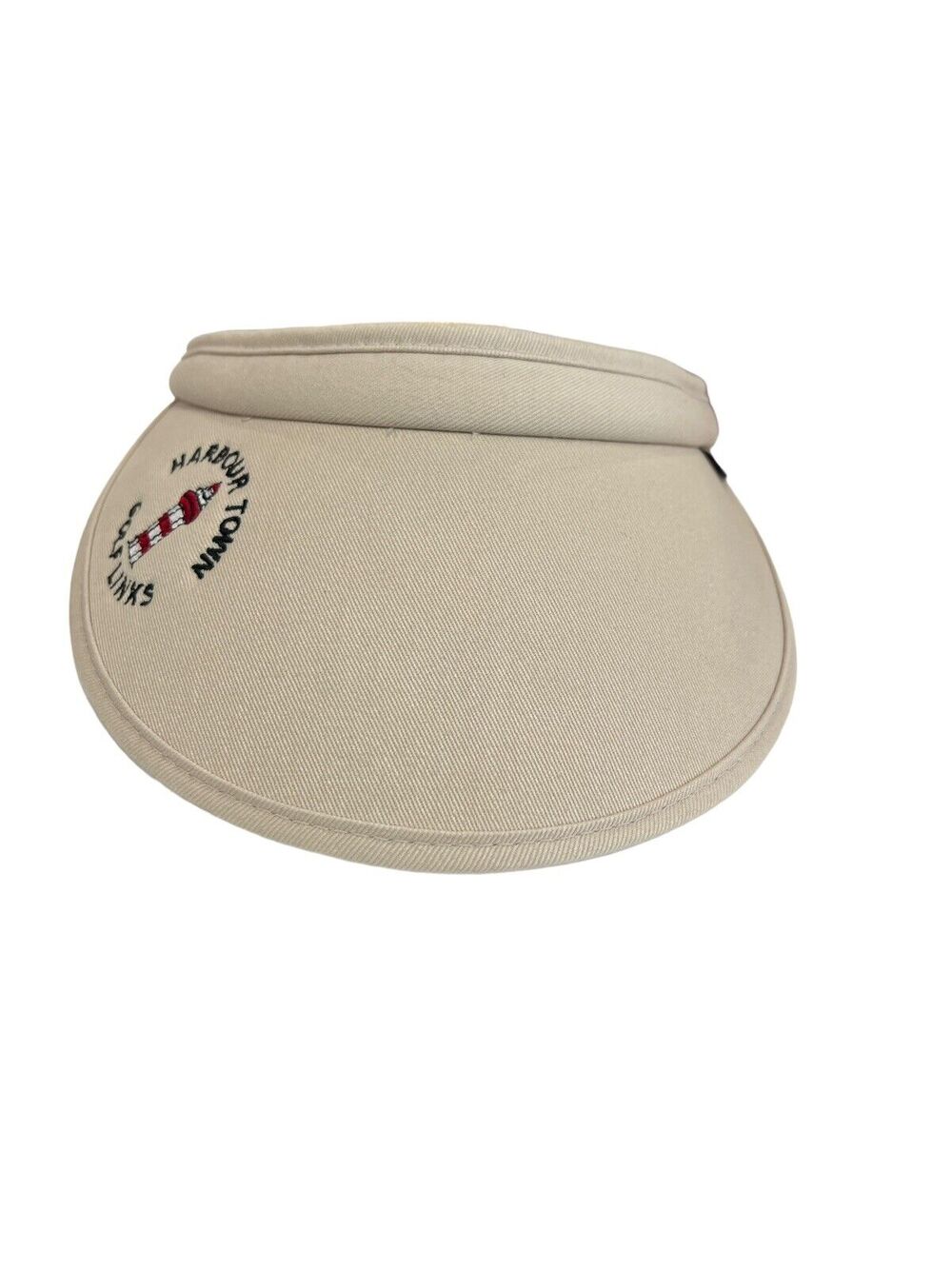 Harbour Town Golf Links Women's Visor Ahead Tan Embroidered Hilton Head Island